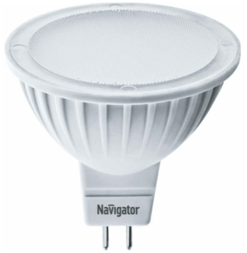 Лампа светодиодная Navigator 94127, GU5.3, MR16, 3 Вт, 4000 К - фотография № 1