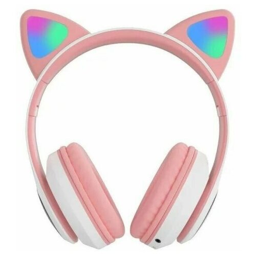 Беспроводные Детские Наушники со Светящимися Ушками bluetooth mp3 Cat Ear 78000₽
