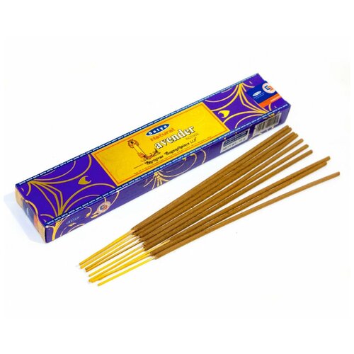 Ароматические палочки - благовония SATYA Lavender Лаванда 15 г satya satya благовония satya lavender лаванда