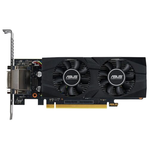 ASUS Видеокарта Asus PCI-E GTX1650-4G-LP-BRK NVIDIA GeForce GTX 1650 4096Mb 128 GDDR5 14858002 DVIx1 HDMIx1 DPx1 HDCP Ret 2718000₽