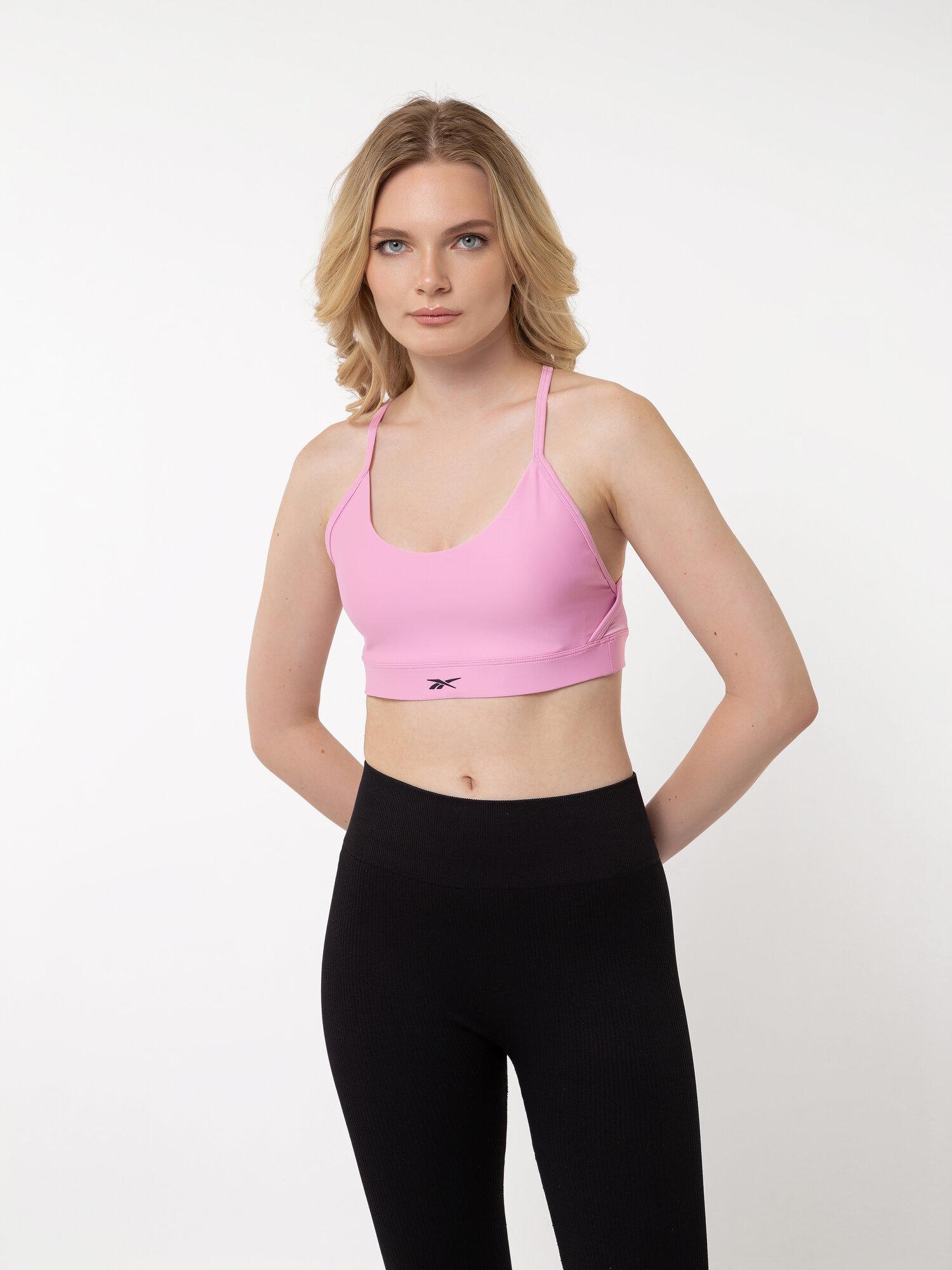 Топ спортивный Reebok Lux Strappy, размер XS/S, розовый
