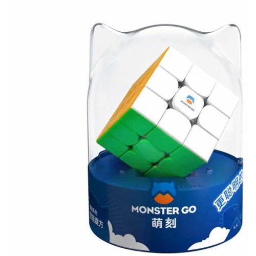 Кубик Рубика Gan Monster Go Magnetic v2 (Gift Box) / магнитный / в подарочной колбе кубик рубика gan monster go 3x3 edu magnetic color