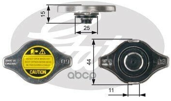 Крышка Радиатора Daewoo/Lexus/Mazda/Mitsubishi/Toyota Gates арт. RC127