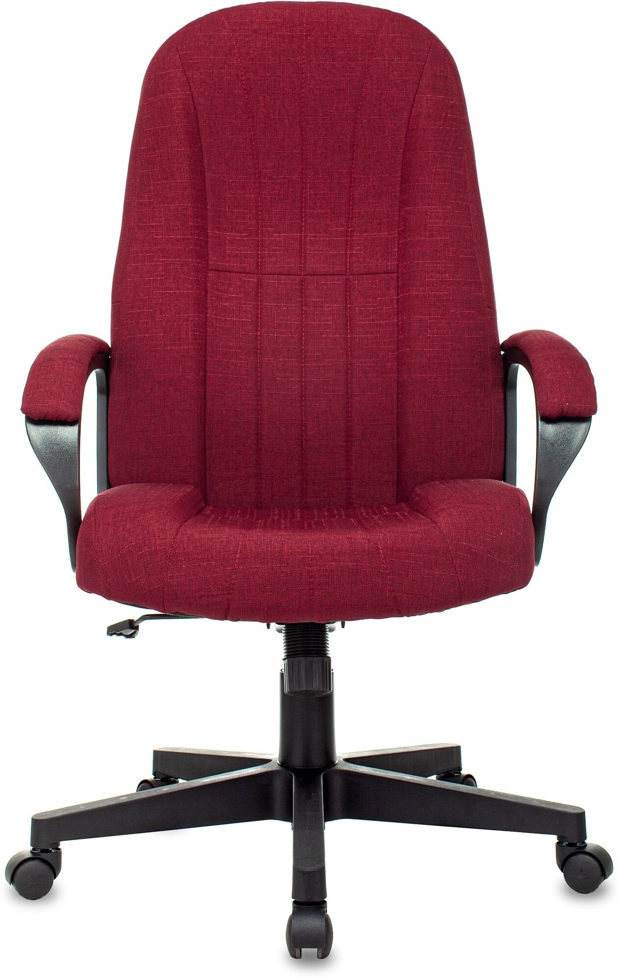 Кресло VB_Бюрократ T-898AXSN ткань красная 38-410 крестовина пластик. 1628032 - фотография № 2