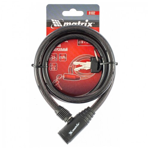 Замок тросовый универсальный, 10 х 960 мм