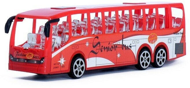Автобус инерционный «Перевозчик», цвета микс