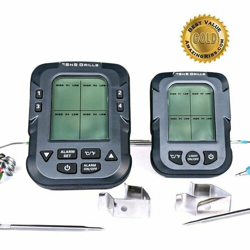 Цифровой термометр для мяса SNS-500, беспроводной