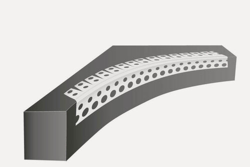 Изображение товара Профиль угл арочный ПВХ 3м 25х25мм, Т 4368031