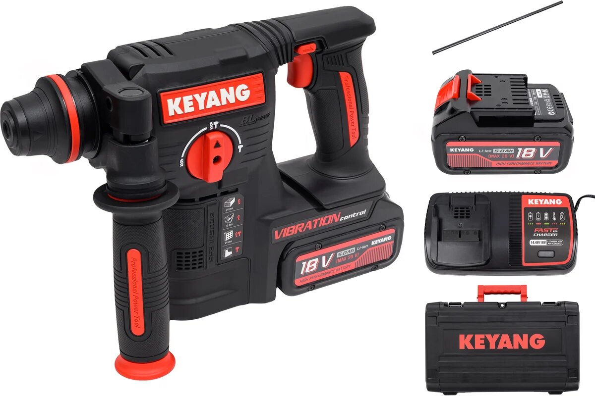 KEYANG Аккумуляторный перфоратор HD20BLH-24T