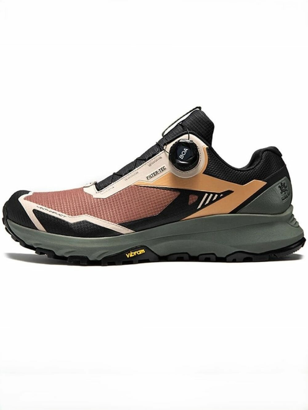 Кроссовки KAILAS, размер 44, красный, хаки