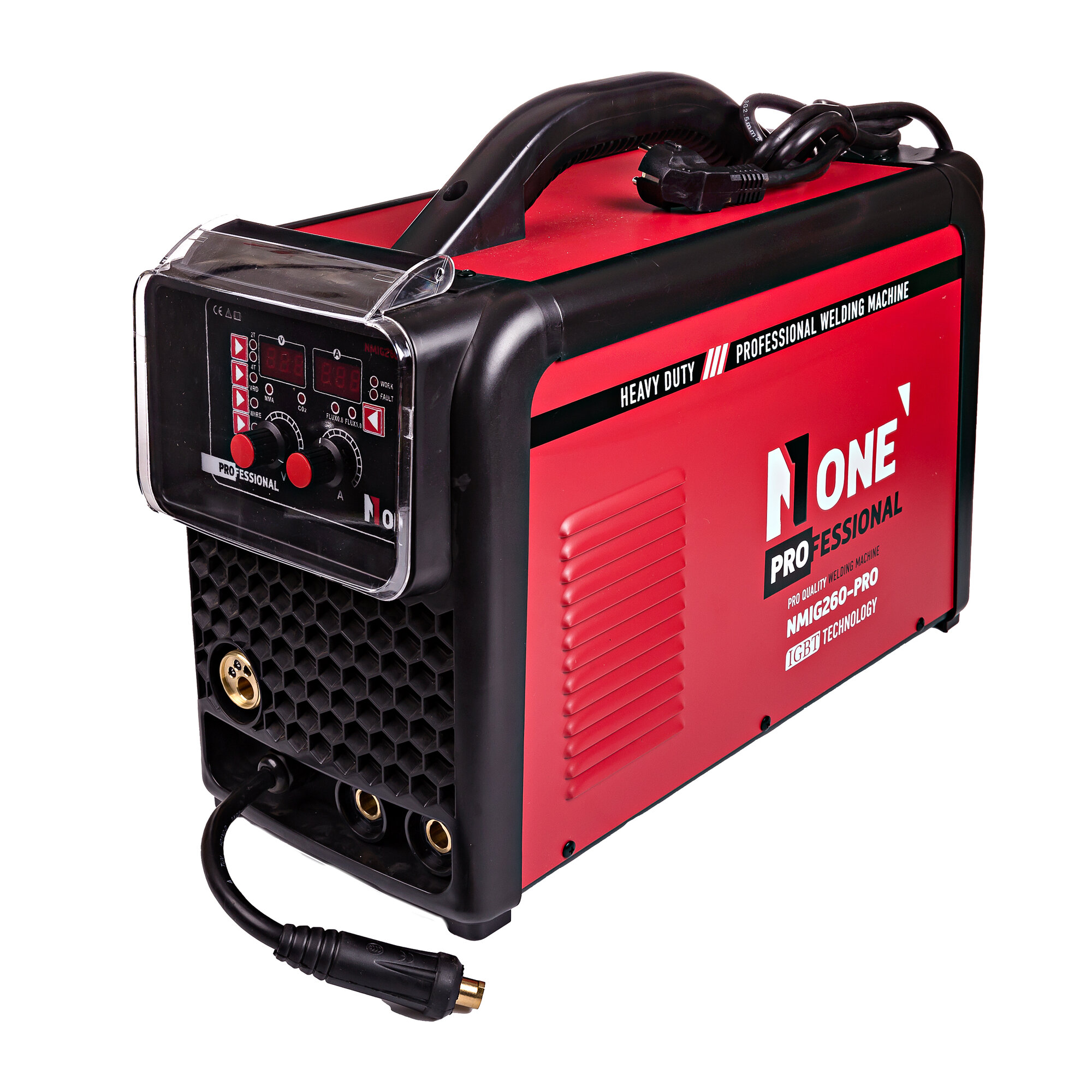 Сварочный полуавтомат инверторный NUMBER ONE NMIG260-PRO, 260 А, проволка 0.6-0.8