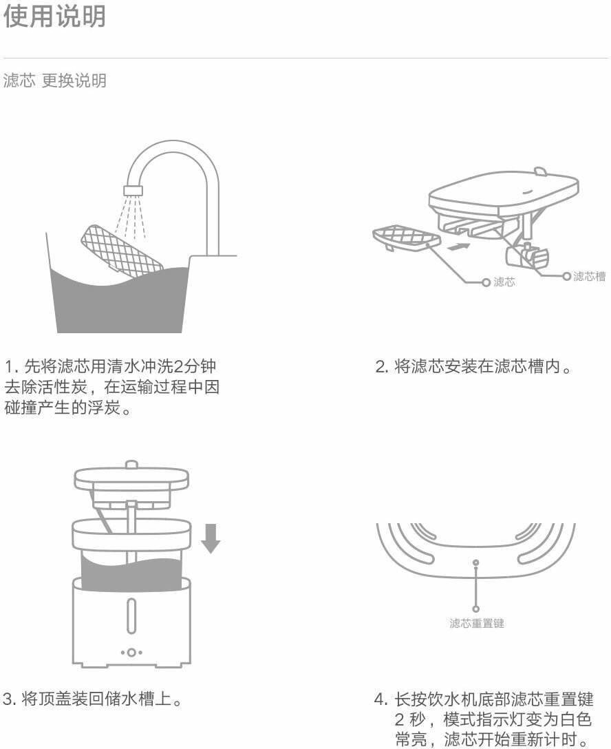 Фильтр для Xiaomi Mijia Smart Pet XWWF01MG, серый - XWFE01MG - фотография № 3