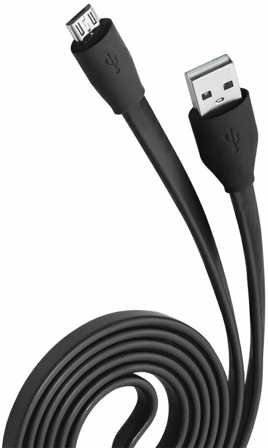 USB кабель Olmio 2.0 - microUSB, 1м, 2.1A Black - фото №7