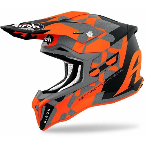 Шлем кроссовый Airoh Strycker XXX Orange Matt