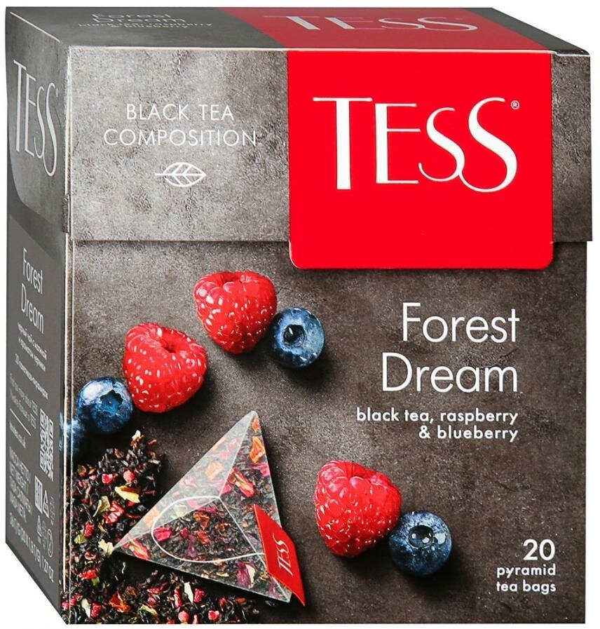 Чай черный Tess Forest Dream 20 пак - фото №12