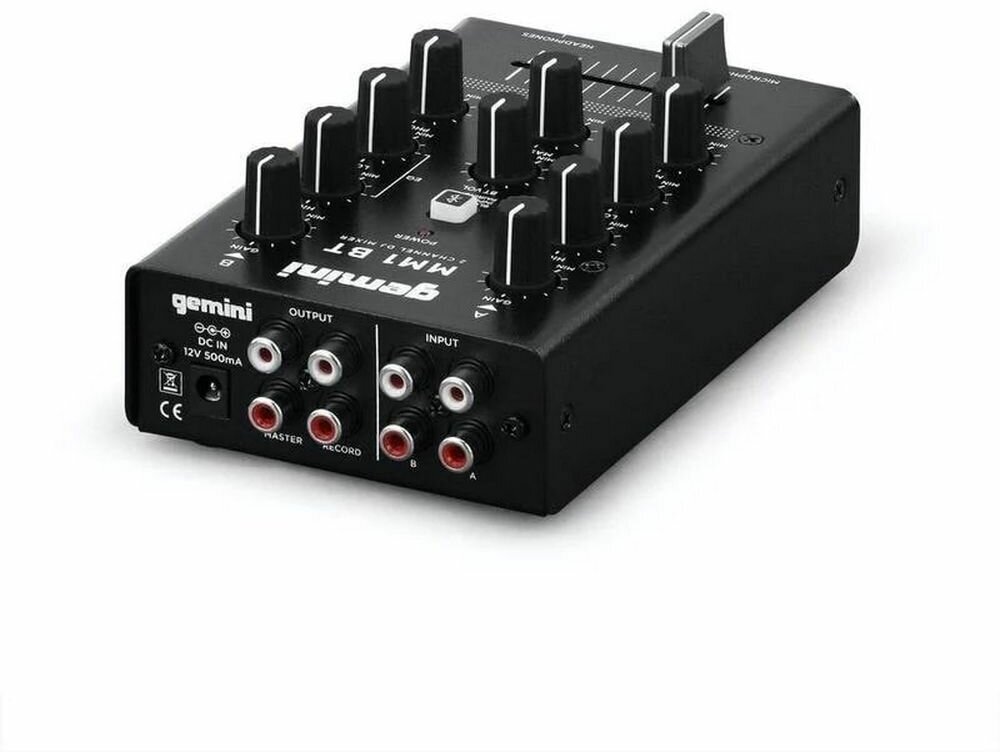 Gemini MM1BT Компактный 2-х канальный DJ микшер c Bluetooth