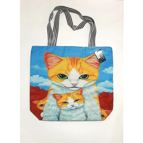 фото Сумка шоппер , мультиколор мега-mix