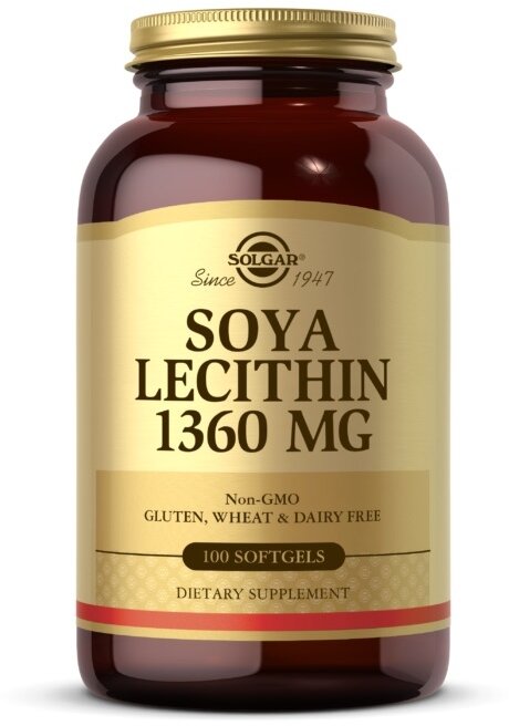 Solgar Natural Soya Lecithin капс.