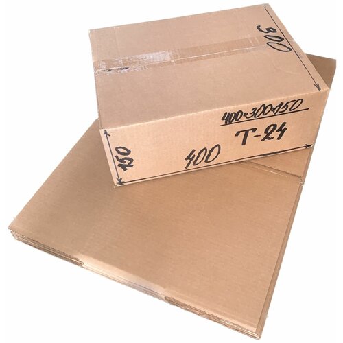 Коробки для хранения, Коробки картонные Т-24, 400*300*150 мм, 25 шт.