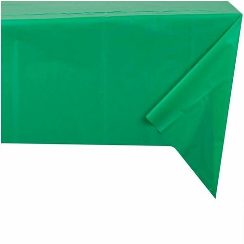 Одноразовая посуда для праздника Amscan Скатерть п/э Festive Green 1.4х2.75м