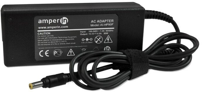 Блок питания Amperin AI-HP90F для HP PPP012L-S 18.5V 4.9A 4.8x1.7