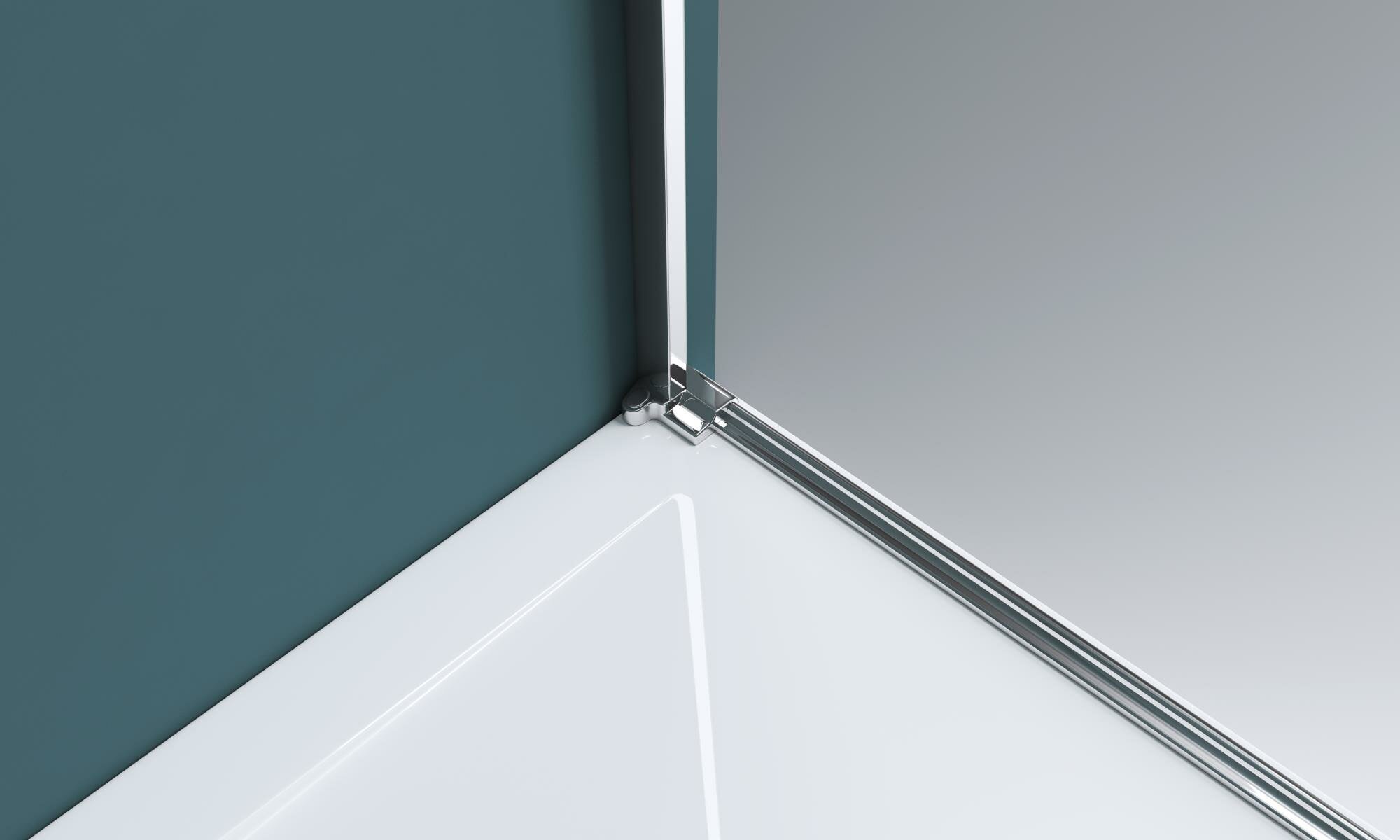 Душевая дверь в нишу BelBagno Etna B-12-60/30-C-Cr - фото №17