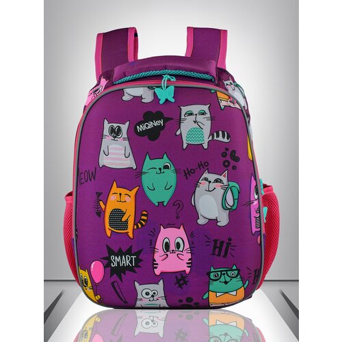 Школьный рюкзак для девочки. Рюкзак с кошками