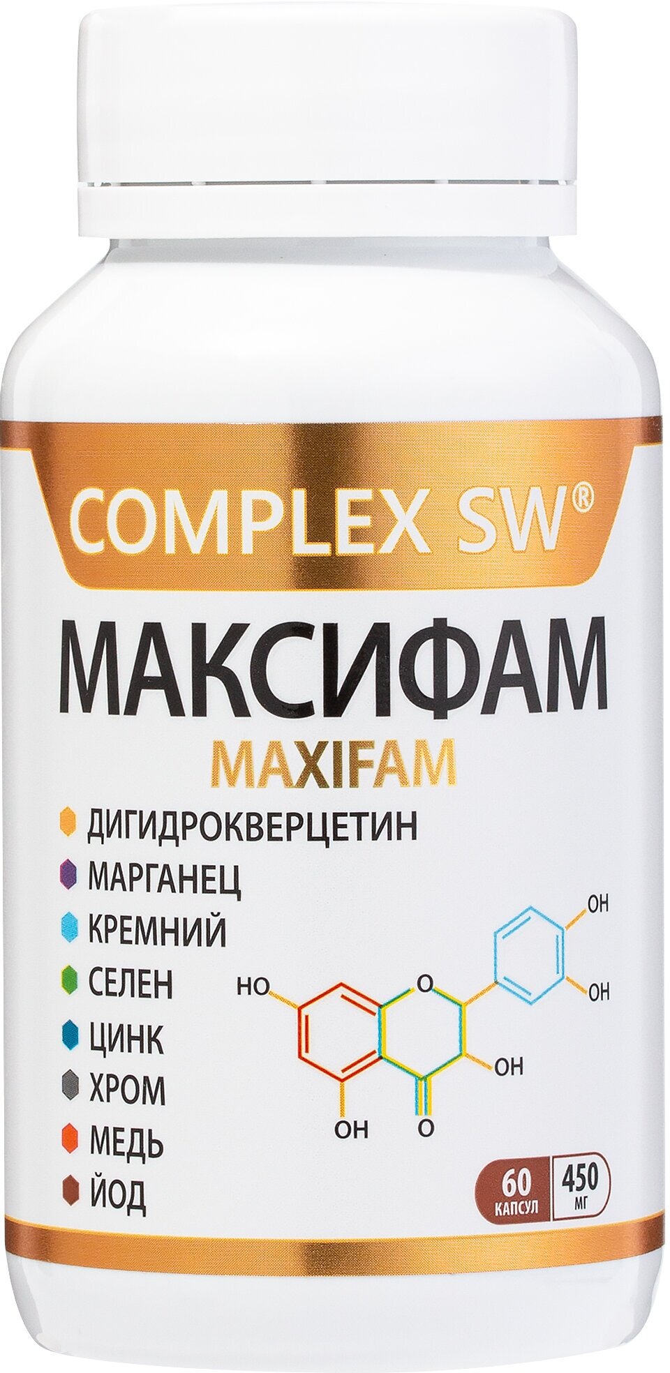 Complex SW Комплекс микроэлементов Максифам, 60 капсул, 60 шт.