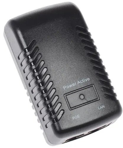 PoE инжектор Orient SAP-48POE 48В 05A блок питания видеонаблюдения вход/выход: RJ45 LAN PoE тип B