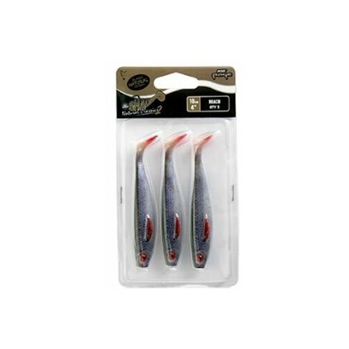 Приманка силиконовая Fox Rage Pro Shad Single Colour Packs SN Roach 10 см 3 шт