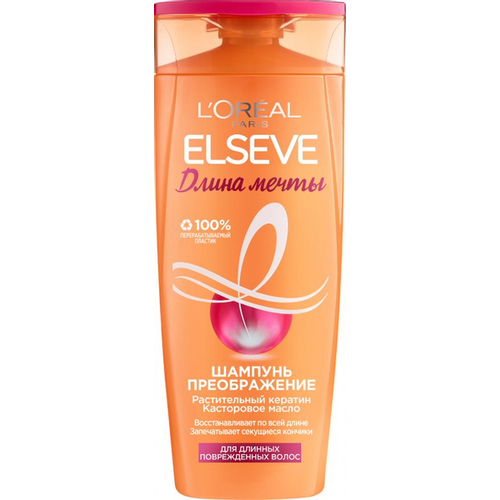 L'oreal (Лореаль) Шампунь Elseve для длинных поврежденных волос Длина Мечты 250 мл