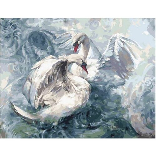 Картина по номерам Танец белых лебедей 40х50 см АртТойс картина по номерам x 867 три белых коня 40х50