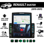 Штатная магнитола для Renault Duster (2015-2021) на Android (DSP, CarPlay , SIM, Микрофон, GPS, 4G, Wi-Fi - 2/32 Гб, 8 ядер) - Dolmax TS-RN-DS15 - изображение