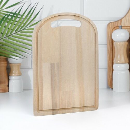 MARU Доска разделочная из массива березы 26х18х08 см 478₽