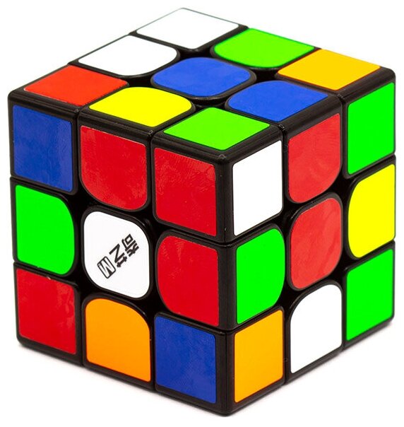 Головоломка QiYi MoFangGe 3x3 MS Magnetic Черный — фото 1