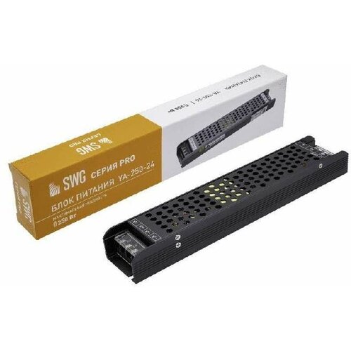 Блок питания SWG 24V 250W IP20 104A YA-250-24 003159 6508₽