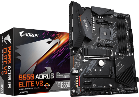 Материнская плата GIGABYTE B550 AORUS ELITE V2