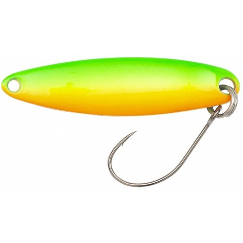 блесна колеблющаяся berkley ags sukoshi 3 5gr 3 89cm vert chartreuse black black Блесна колеблющаяся Berkley AGS SUKOSHI 3.5gr 3.89cm TIGER STRIPE/SILVER BACK