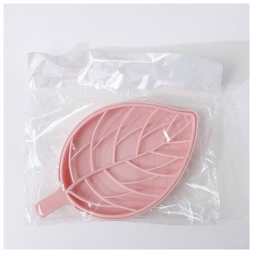 Мыльница пластиковая Лист 171052 см цвет микс 334₽