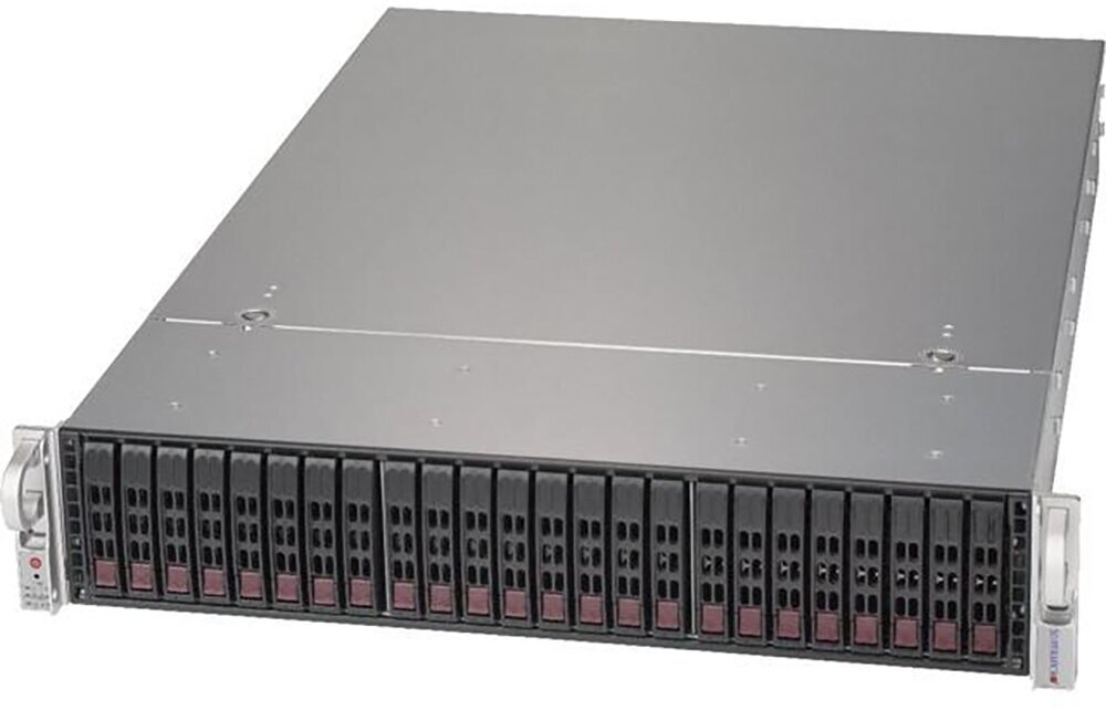 Корпус SuperMicro 2x1200W черный - фото №5