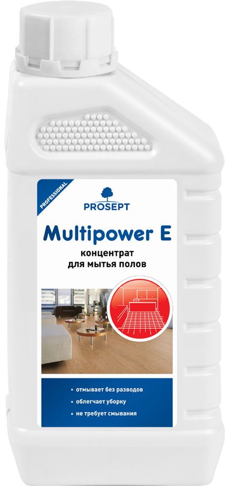 PROSEPT Средство для мытья полов Multipower E, 1 л