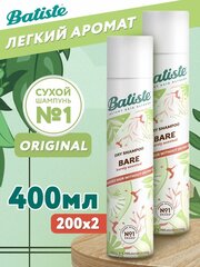 BATISTE Сухой шампунь для прикорневого объема волос Bare, 2 шт