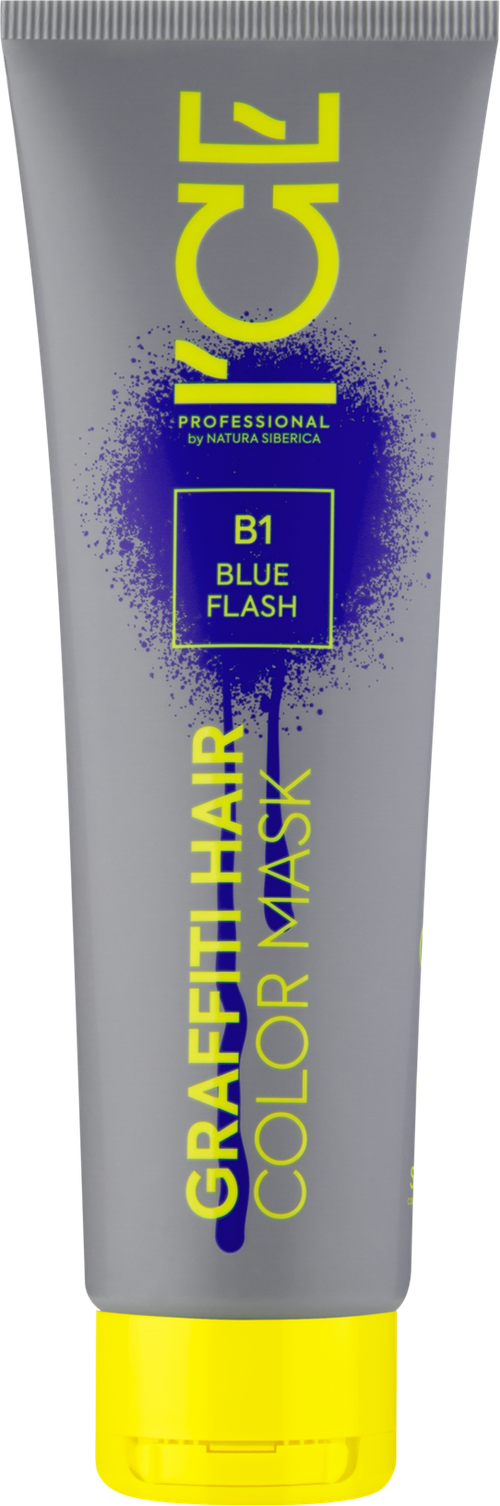 ICE by NS/COLOR MASK/Тонирующая маска для волос Blue Flash, 140 мл