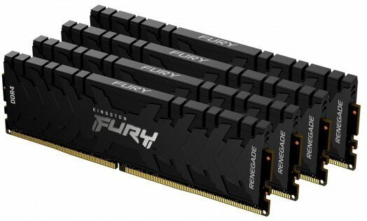 Оперативная память 32Gb DDR4 2666MHz Kingston Fury Renegade (4x8Gb KIT) (KF426C13RBK4/32)
