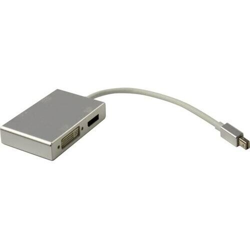 MiniDisplayPort -> HDMI/DVI/DisplayPort/VGA Ks-is C340 видео адаптер orient c340 displayport на dvi hdmi vga 4kx2k кабель 0 2 метра чёрный