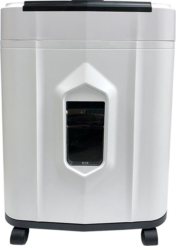 Office Kit Шредер Office Kit SA130 3,8x12 белый/черный с автоподачей (секр. P-4) фрагменты 14лист. 21лтр. скрепки скобы пл. карты — фото 4