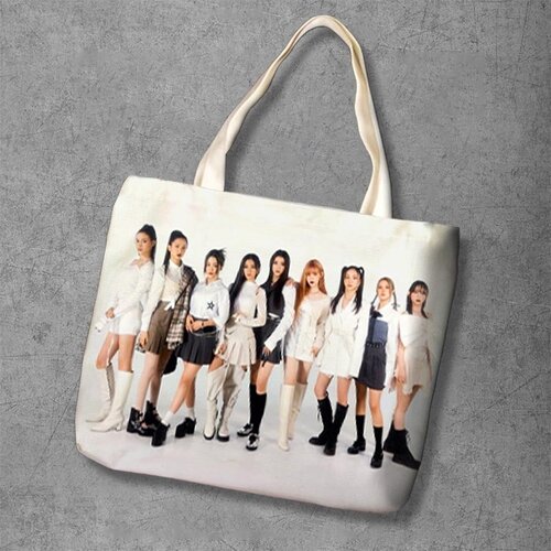 фото Сумка шоппер anime dakimakura, фактура рельефная, мультиколор