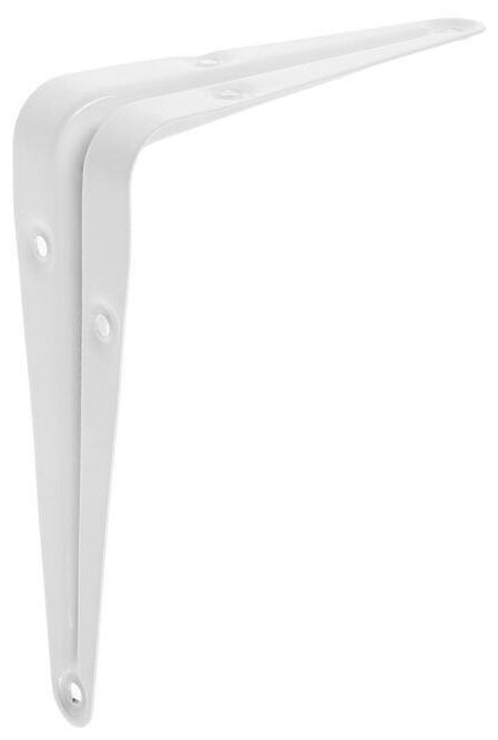 фото Тундра Кронштейн тундра, 100х125 мм, белый 1 шт.