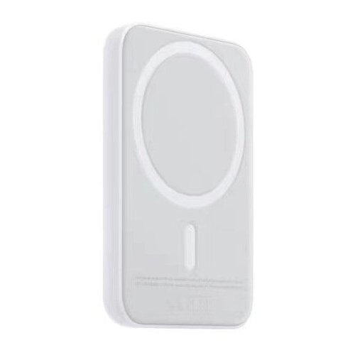 Портативный аккумулятор беспроводная зарядка Power Bank белый 10000mAh 156100₽