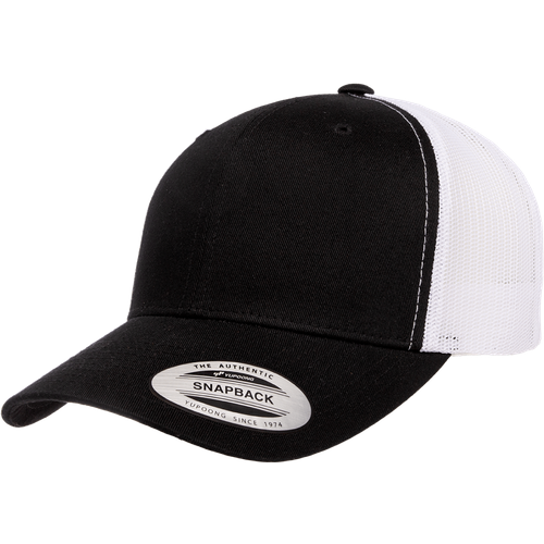 Кепка FlexFit 6606T Retro Trucker - Black/White